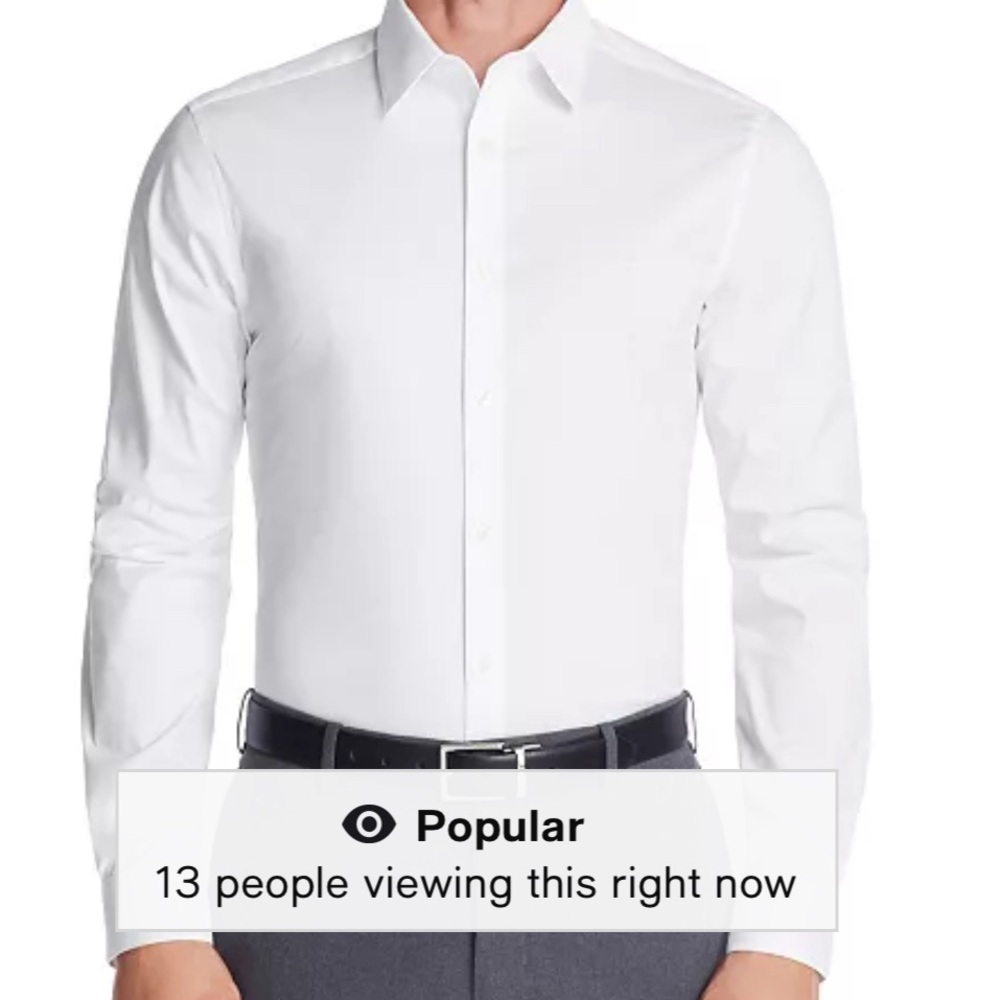 Men's Classic White Shirt